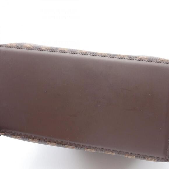 LOUIS VUITTON Authentic Brown Damier Leather Tote Bag - Picture 9 of 12